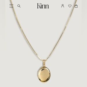 Kinn Maison Oval Locket Necklace
